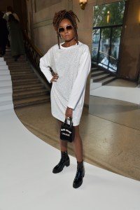 Front row at Miu Miu RTW Spring 2022