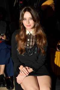 Front row at Miu Miu RTW Spring 2022