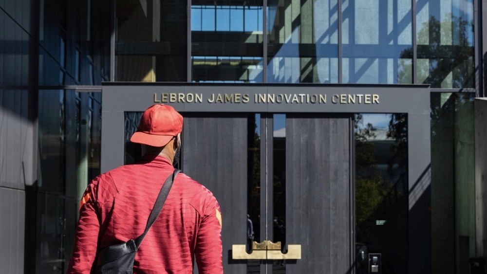 The LeBron James Innovation Center's top floor serves as the new home of the Nike Sport Research Lab.