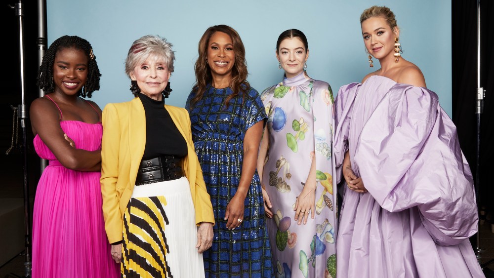 Amanda Gorman, Rita Moreno, Channing Dungey, Lorde and Katy Perry.