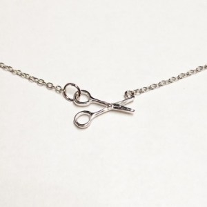 StellaPosh Dainty Scissor Necklace
