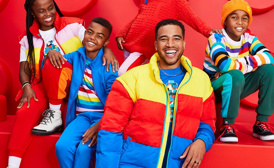 Target is collaborating with Lego to offer shoppers a lifestyle collection including “brick-inspired” hooded sweatshirts and color-blocked puffer jackets, as well as fanny packs and pajamas.