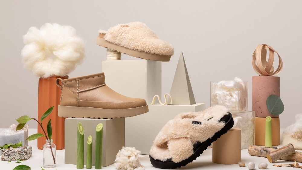 Ugg's Icon-Impact Collection utilizes reclaimed wool, lyocell and sugarcane