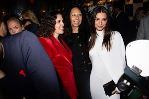 Sara Moonves, Inez van Lamsweerde and Emily Ratajkowski