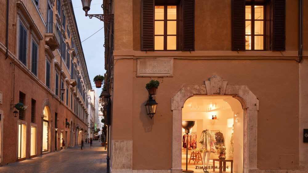 Zimmermann store in Rome