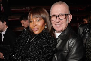 Naomi Campbell and Jean Paul Gaultier
