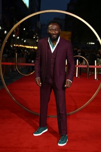 Babs Olusanmokun poses for photographers upon arrival at the premiere of the film 'Dune' on Monday, Oct. 18, 2021 in London. (Photo by Joel C Ryan/Invision/AP)