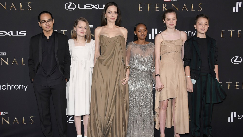 Angelina Jolie at "Eternals" Film Premiere