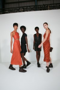 Backstage at Hermès RTW Spring 2022