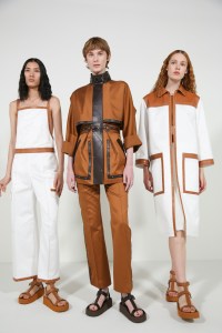 Backstage at Hermès RTW Spring 2022