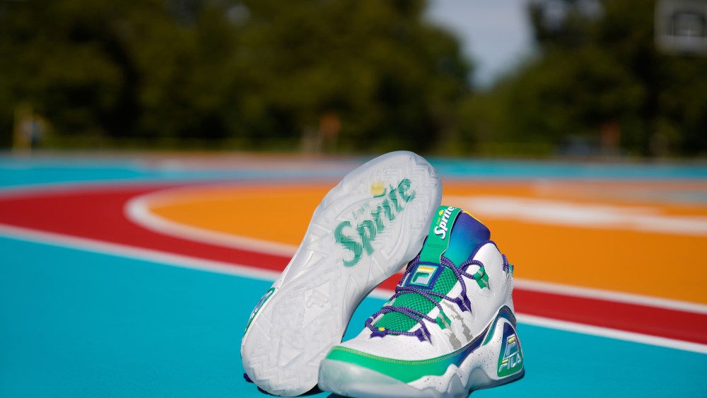 The Grant Hill 1 x Sprite sneaker from Fila.