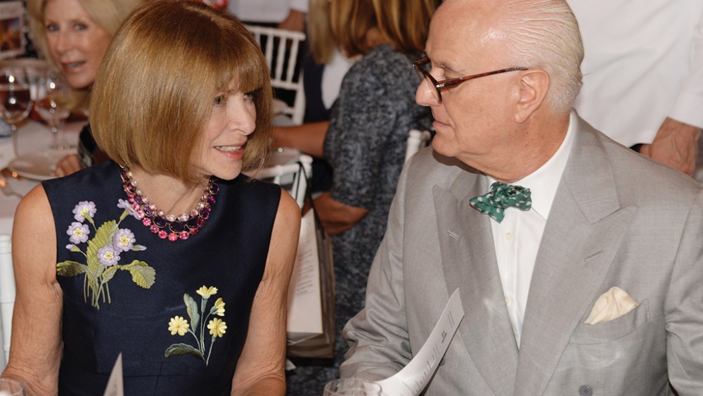 Anna Wintour and Manolo Blahnik