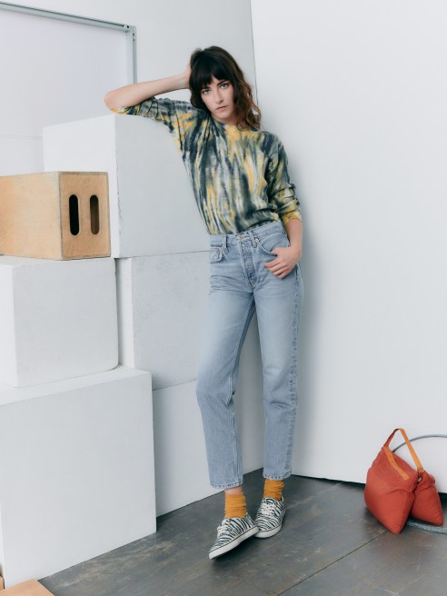 Re/Done debuted a collection of three jeans designed in line with the Ellen MacArthur Foundation’s Jeans Redesign project guidelines.
