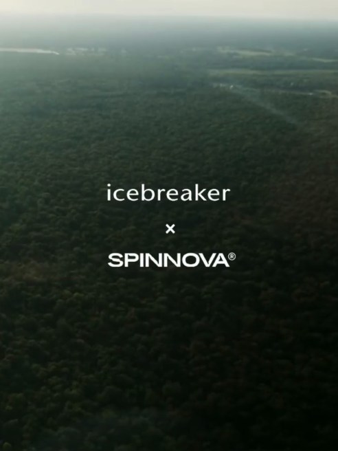 Icebreaker has partnered with material maker Spinnova to create a fully circular merino wool fiber.