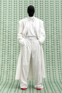 A look from Vetements' fall 2022 collection.