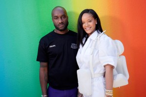Virgil Abloh and Rihanna
