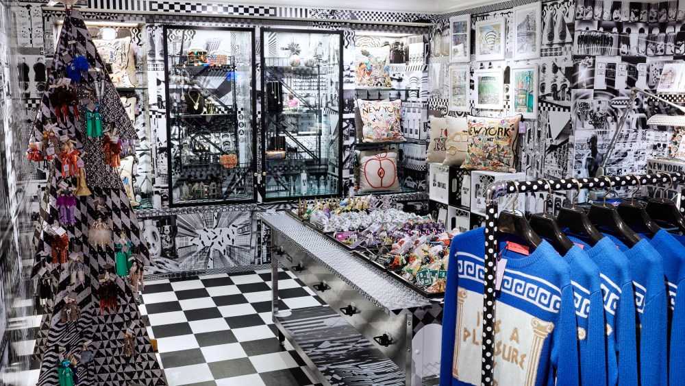 The Bergdorf Goods holiday shop.
