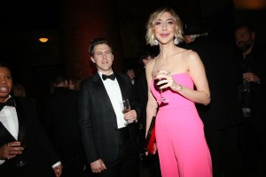 Alex Moffat and Heidi Gardner