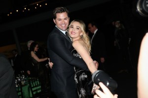 Andrew Rannells and Chloe Fineman