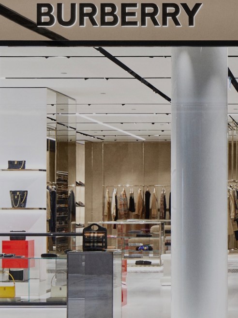 Burberry's first half saw double digit growth in full-price sales, helped by better product, new store concept and elimination of discounts.