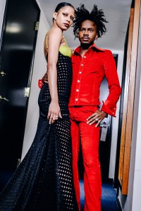 Theophilio designer Edvin Thompson and Amelia Rami get ready for the 2021 CFDAs.
