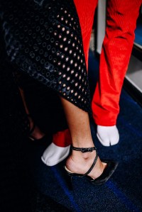 Theophilio designer Edvin Thompson and Amelia Rami get ready for the 2021 CFDAs.