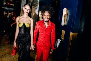 Theophilio designer Edvin Thompson and Amelia Rami get ready for the 2021 CFDAs.