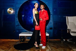 Theophilio designer Edvin Thompson and Amelia Rami get ready for the 2021 CFDAs.