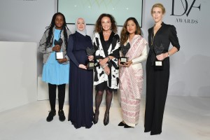 Vanessa Nakate, Rouba Mhaissen, Diane von Furstenberg, Wai Wai Nu and Clarissa Ward