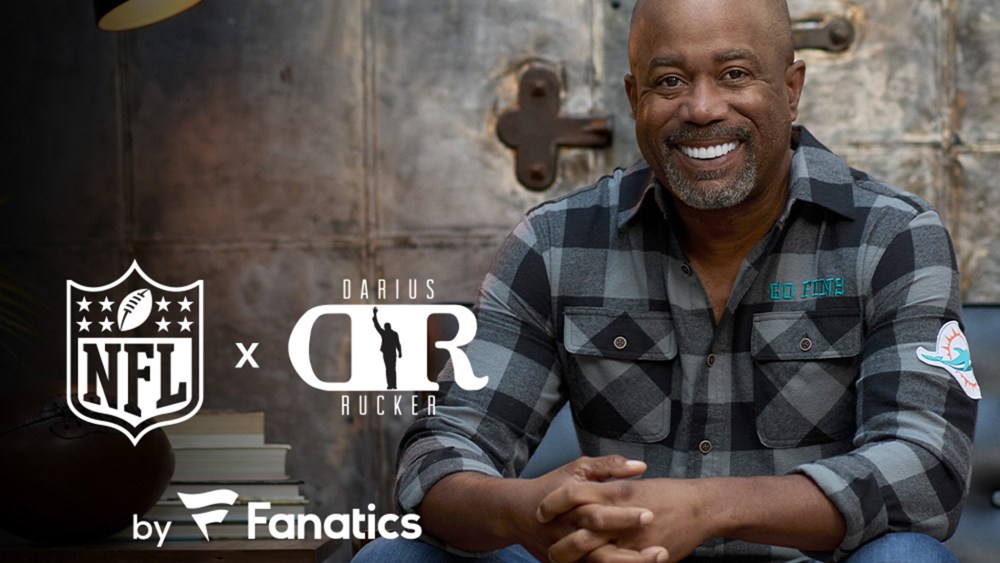 Darius Rucker in his new NFL collection