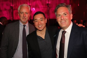Brooks Brothers Creative Director Michael Bastian, DG Board Member, Brooks Brothers CEO Ken Ohashi, and guest