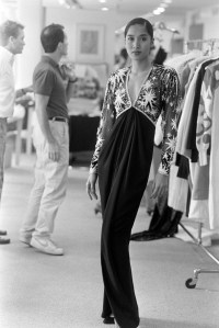 Anna Bayle in Bob Mackie 1984-1985 Resort Collection