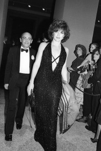 Linda Gray of "Dallas" in Bob Mackie