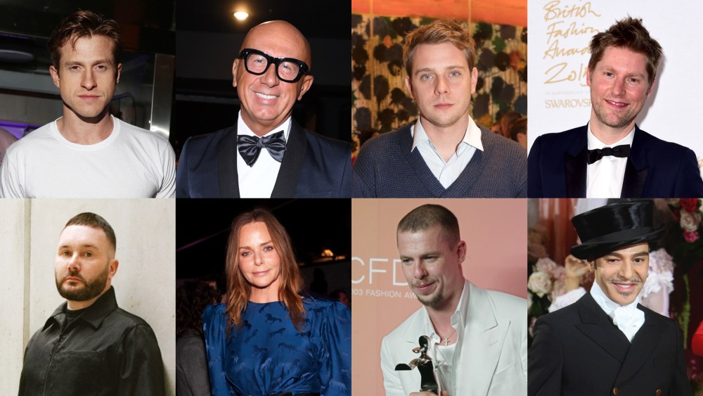 Daniel Lee, Marco Bizzarri, Jonathan Anderson, Christopher Bailey, Kim Jones, Stella McCartney, Lee Alexander McQueen and John Galliano