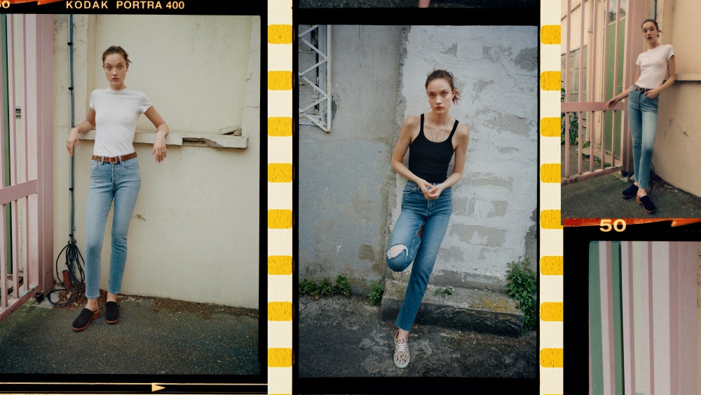 Some looks from Re/Done's core assortment.