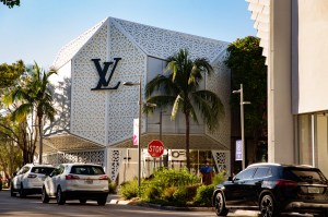 The Louis Vuitton Men's Store in Miami, Florida