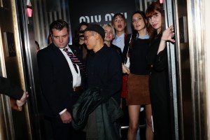 The scene at the Miu Miu Nuit Club party.