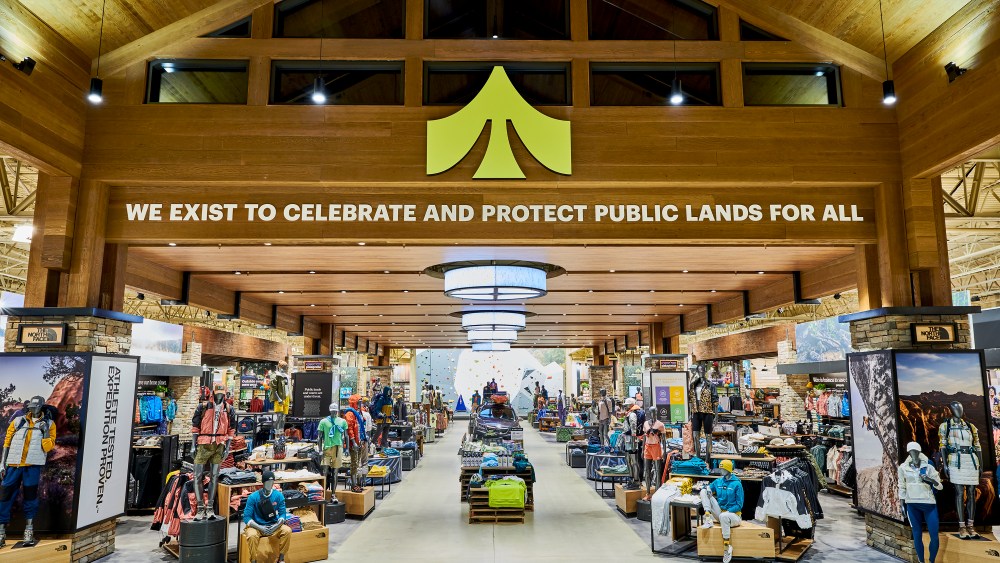 The interior of Public Lands' Pittsburgh-area store.