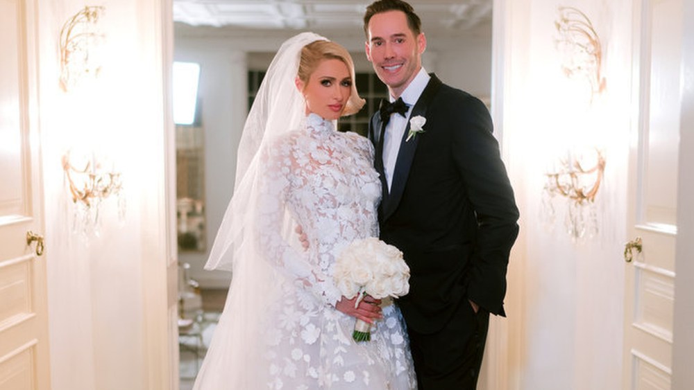 Paris Hilton and Carter Reum
