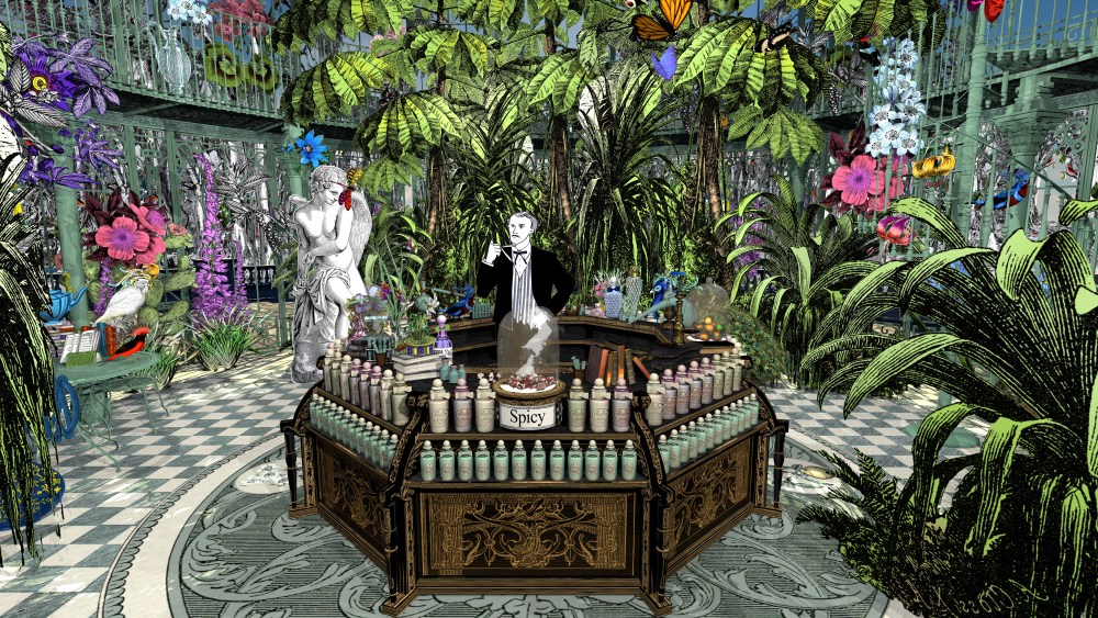 Penhaligon's Portraits Virtual Mansion.