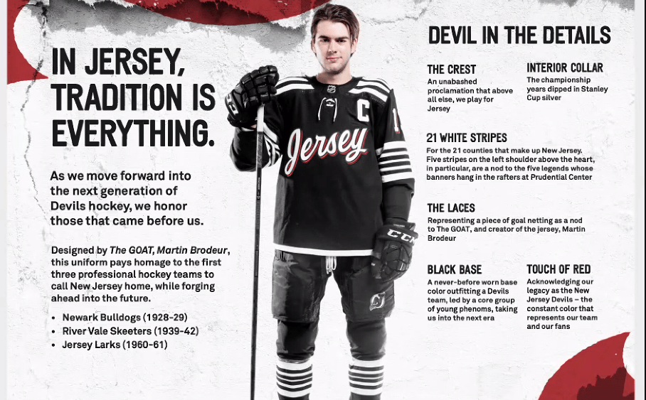 New Jersey Devils new uniform