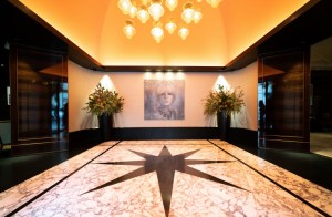 The entrance of the Bulgari Hotel Paris