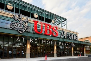 The UBS Arena at Belmont Park in New York.