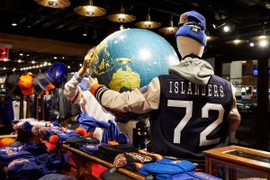 the Islander’s team store at the arena.