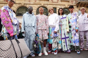 Backstage at Louis Vuitton Men's Spring 2020
