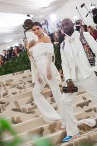 Kendall Jenner and Virgil Abloh at the Met Gala, 2018.