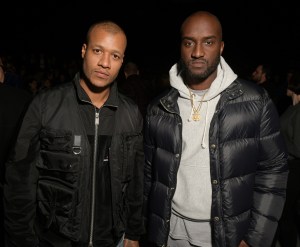 Heron Preston and Virgil Abloh in the front row at Celine RTW Fall 2019.