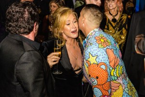 Kathy Hilton and Jeremy Scott