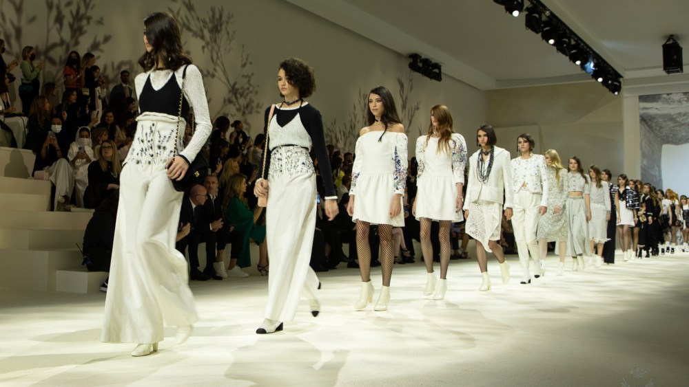 The finale at Chanel Cruise 2022 show in Dubai