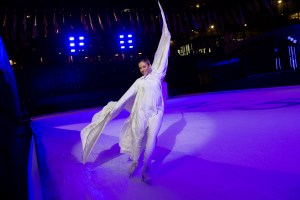 The scene at the Chanel party to celebrate the debut of Chanel N°5 in the Stars at Rockefeller Center in New York, New York on November 05, 2021.
